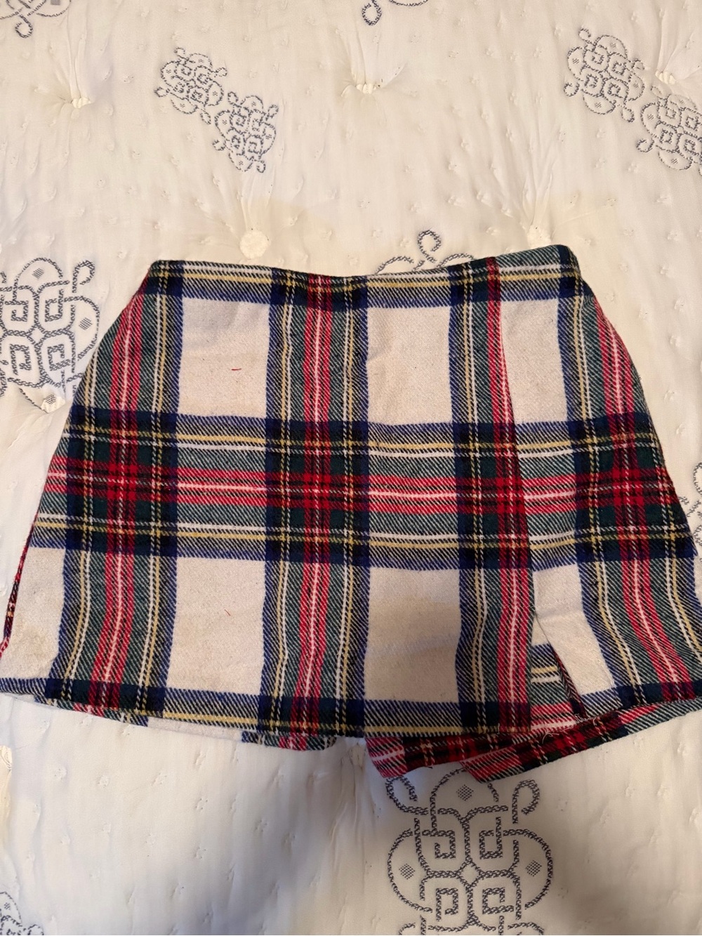 NWT day + moon Plaid Wool Skort